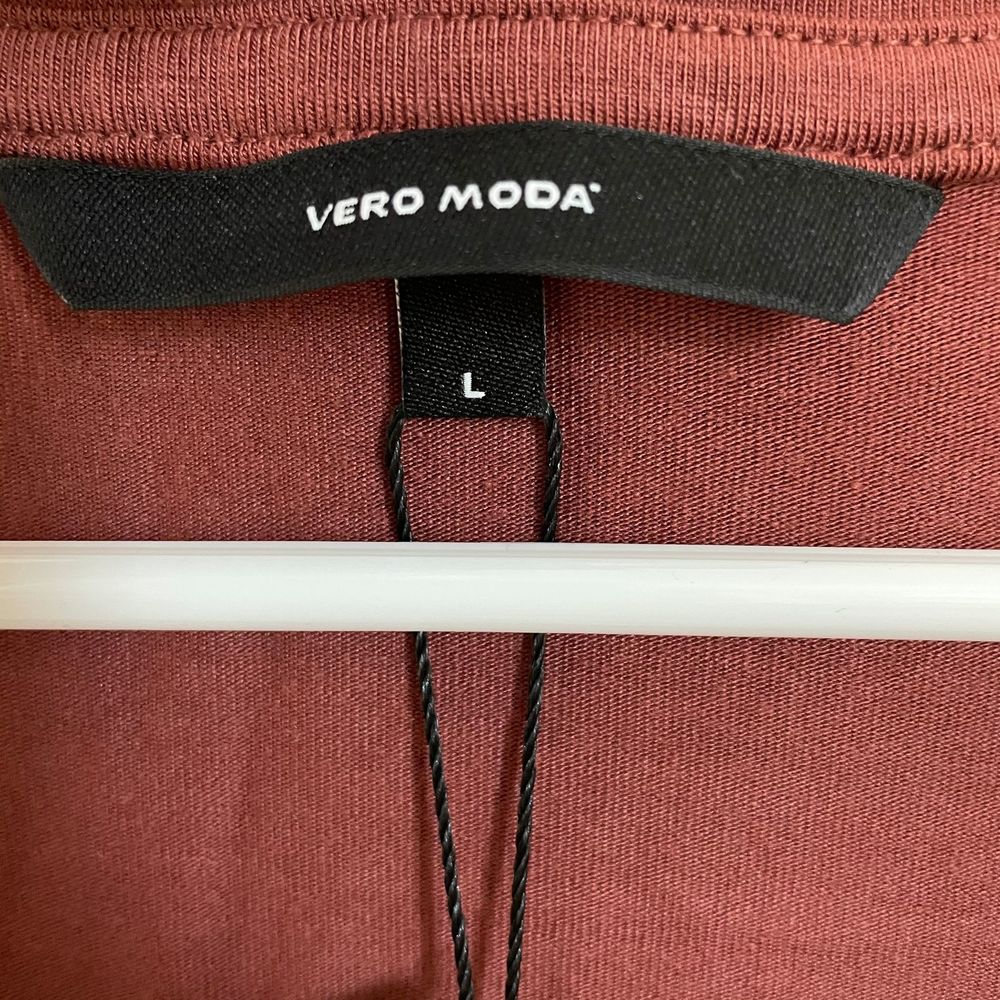 Vero Moda Bianca Dress Tie Waist Mahogany - Picture 8 of 9